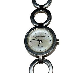 Sergio Valente Silver Bracelet Watch